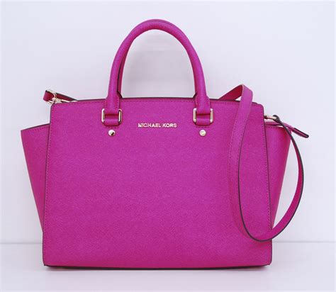 women michael kors pink purse|Michael Kors purses hot pink.